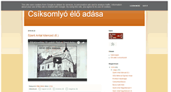Desktop Screenshot of csiksomlyo.hhrf.org